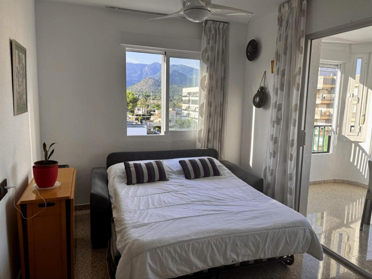 Апартаменты Piso A Pie De Playa Con Piscina Y Vistas Al Mar Беникасим Экстерьер фото